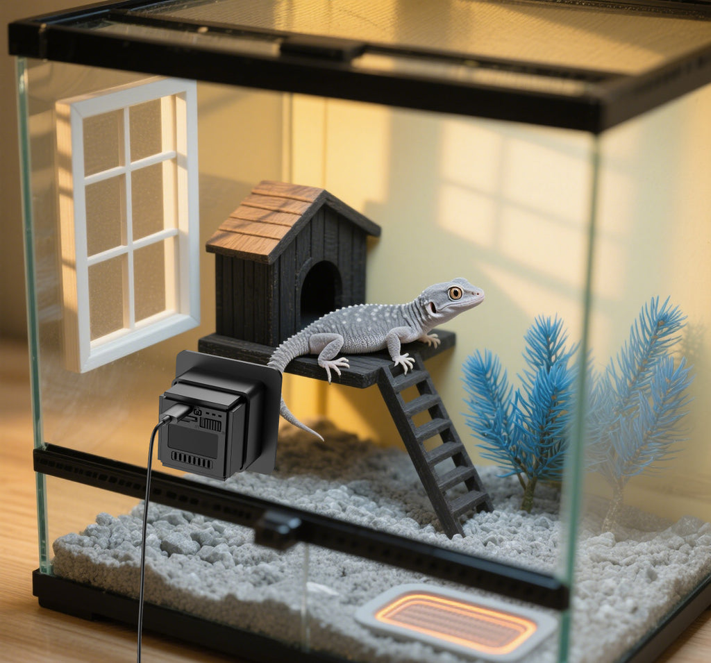 Window Display Pet WiFi Security Camera, Close‑Range Monitoring for Fish Tank & Reptile Enclosure