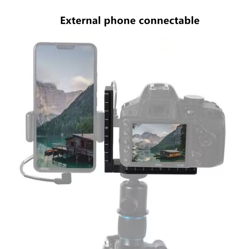 L Bracket for Canon/Nikon/Sony DSLR Vertical Shooting, Compatible with CamFi