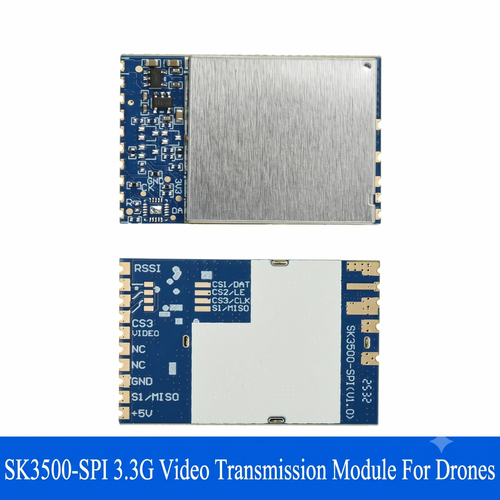 3.3G Analog FPV Video Transceiver Module, Wireless Audio Video Receiver Transmitter for Drones