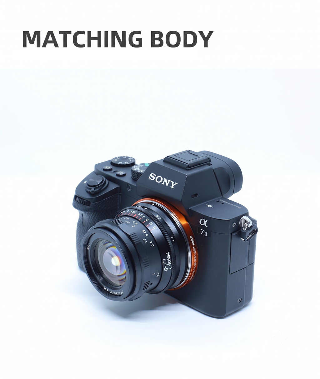 Cheecar 35mm F1.4 Mark II Full‑Frame Prime Lens, Compatible with Sony E
