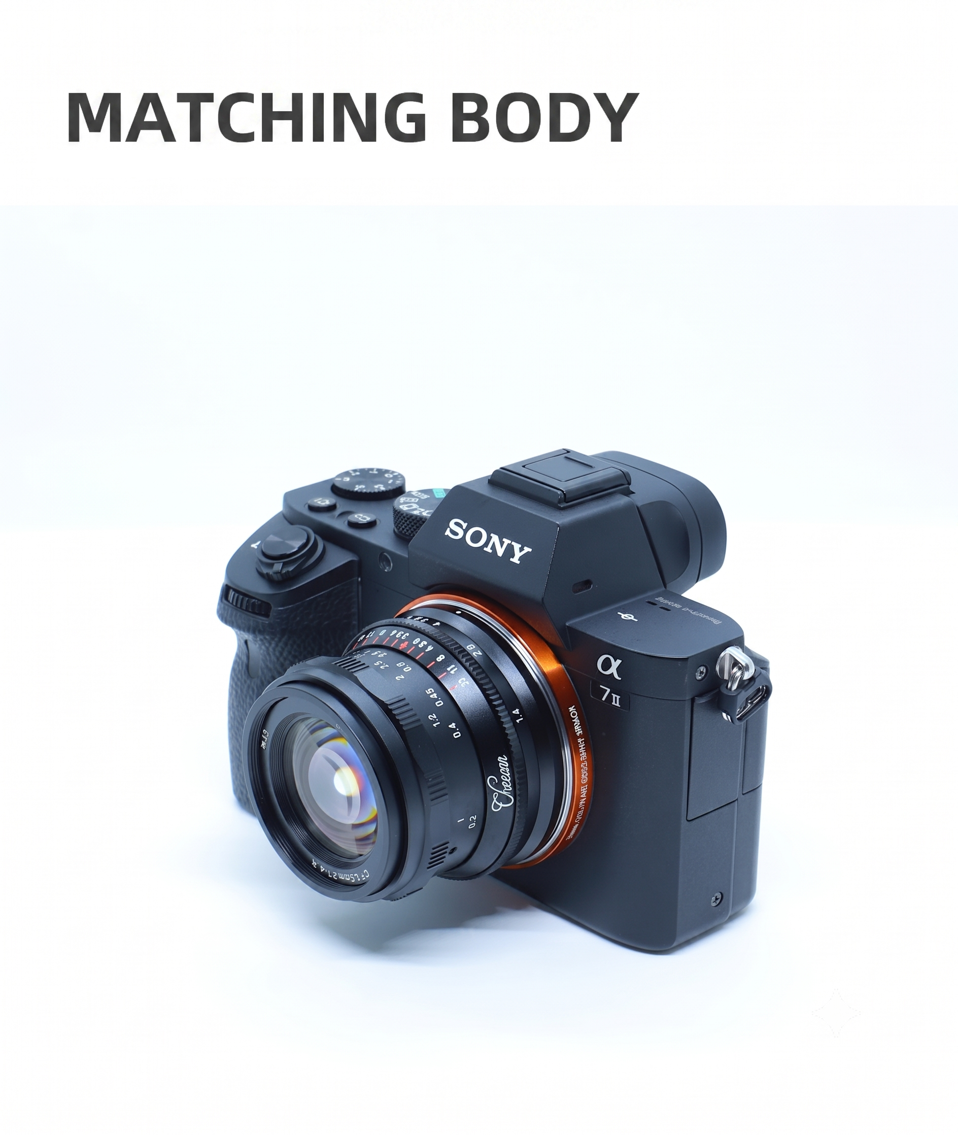 Cheecar 35mm F1.4 Mark II Full‑Frame Prime Lens, Compatible with Sony E