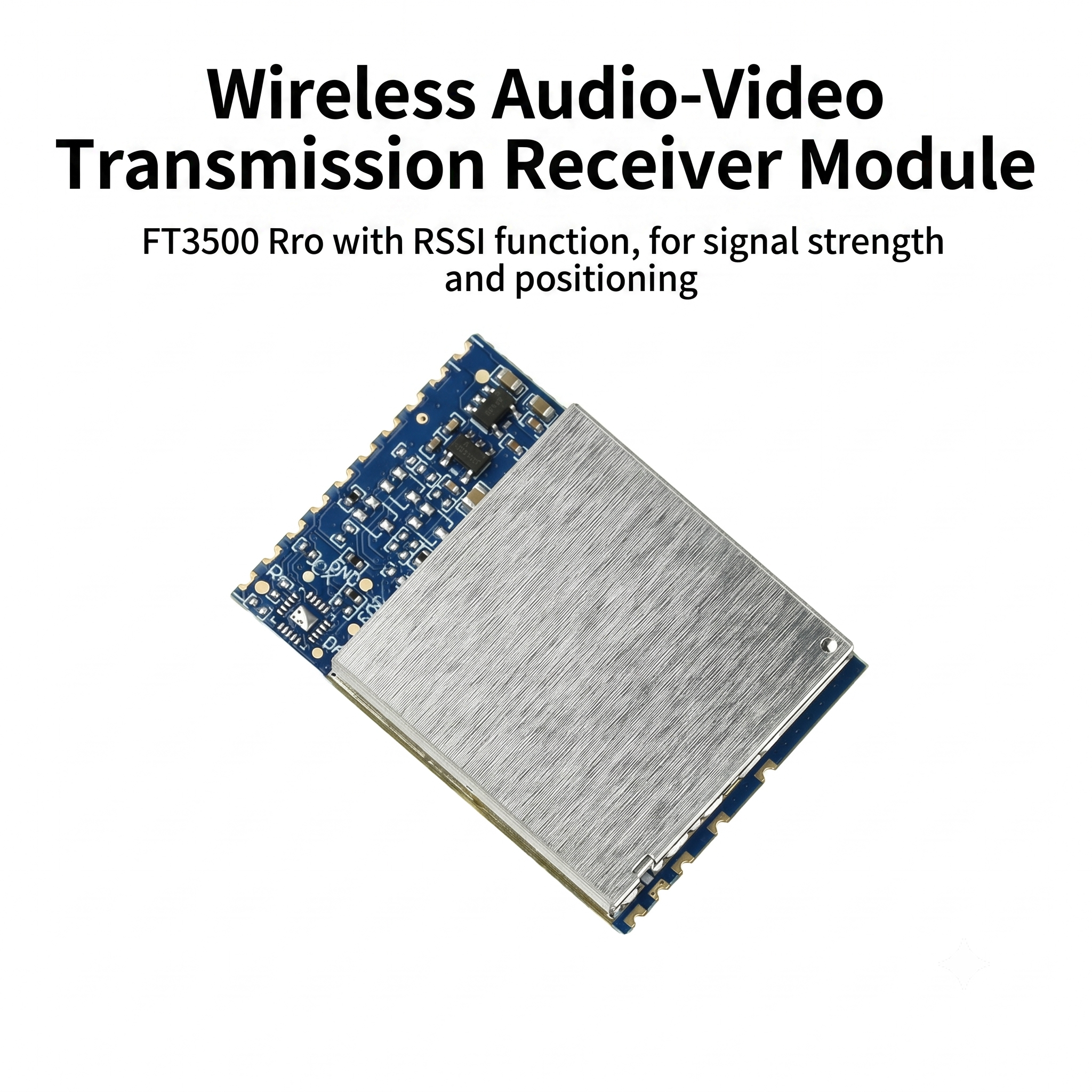 3.3G Analog FPV Video Transceiver Module, Wireless Audio Video Receiver Transmitter for Drones