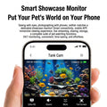 Window Display Pet WiFi Security Camera, Close‑Range Monitoring for Fish Tank & Reptile Enclosure