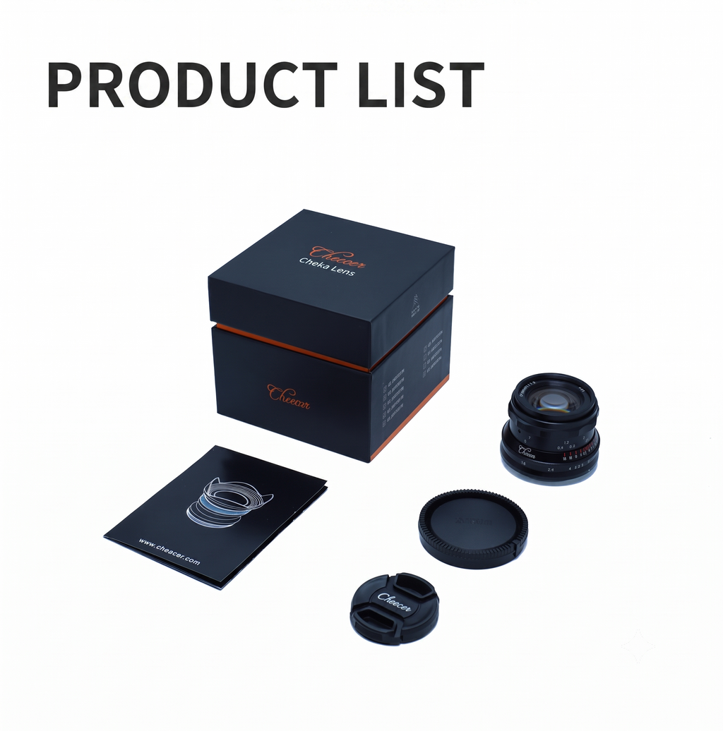 Cheecar 35mm F1.4 Mark II Full‑Frame Prime Lens, Compatible with Sony E
