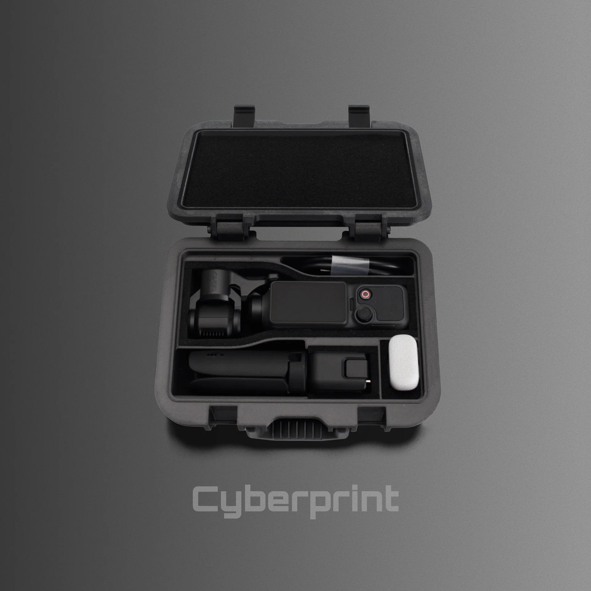 P412 Portable Fill Light Storage 3D Printed Case for DJI Osmo Pocket 4